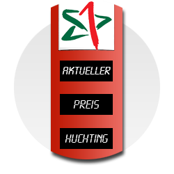 Preistafel Symbol für Tankstelle Huchting